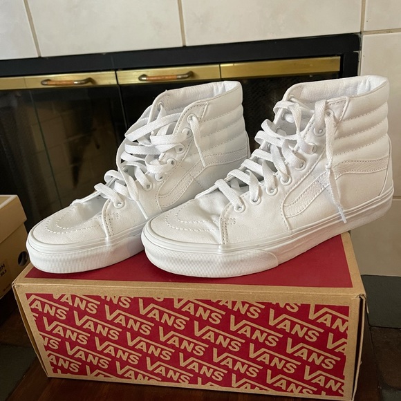 Vans Shoes - White Hightop Vans